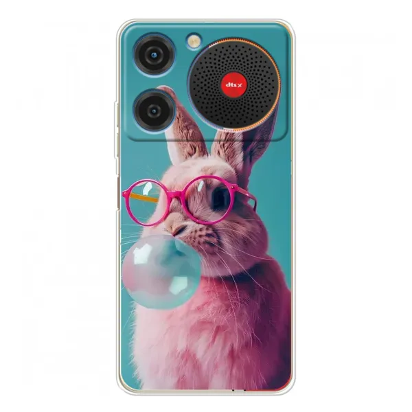 Чехол с принтом «Кролик в очках» для ZTE Nubia Music Чехол с принтом «Кролик в очках» для ZTE Nubia Music