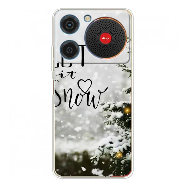 Чехол с принтом «Let it snow» для ZTE Nubia Music