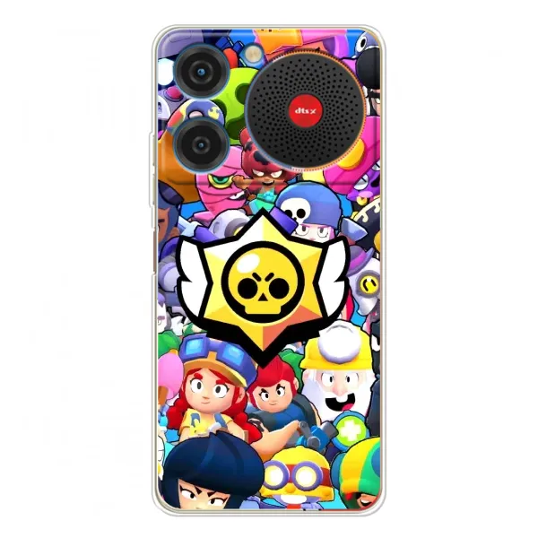 Чехол с принтом «Лого Brawl Stars» для ZTE Nubia Music