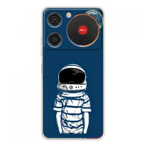 Чохол NASA для ZTE Nubia Music (AlphaPrint) (Хлопчик в шоломі)