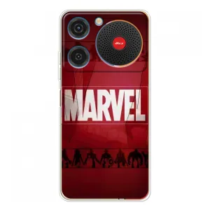 Чохол МАРВЕЛ для Нубіа Мюзік (AlphaPrint) (MARVEL)