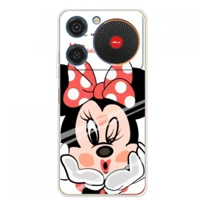 Эксклюзивный чехол для ZTE Nubia Music (AlphaPrint - Мультяшные) (Маус Минни)