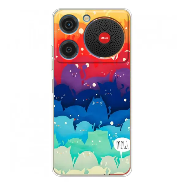 Чехол с принтом «Mew» для ZTE Nubia Music