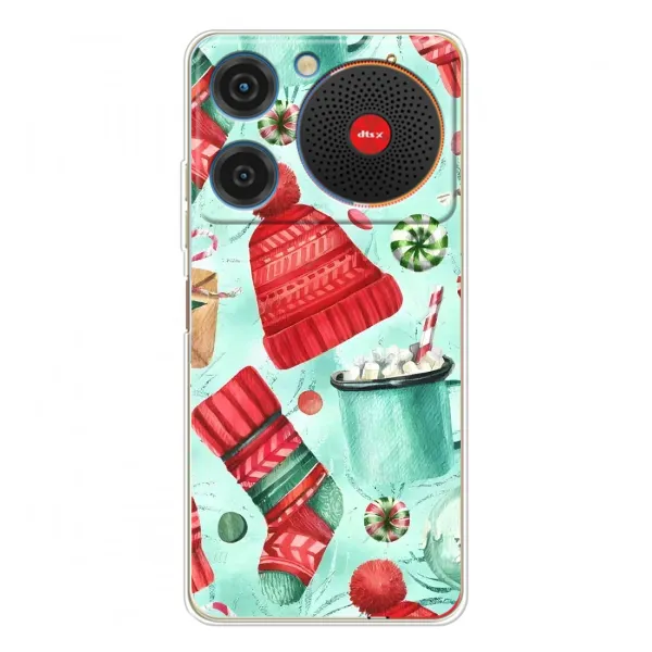 Чехол с принтом «Одежда НГ» для ZTE Nubia Music