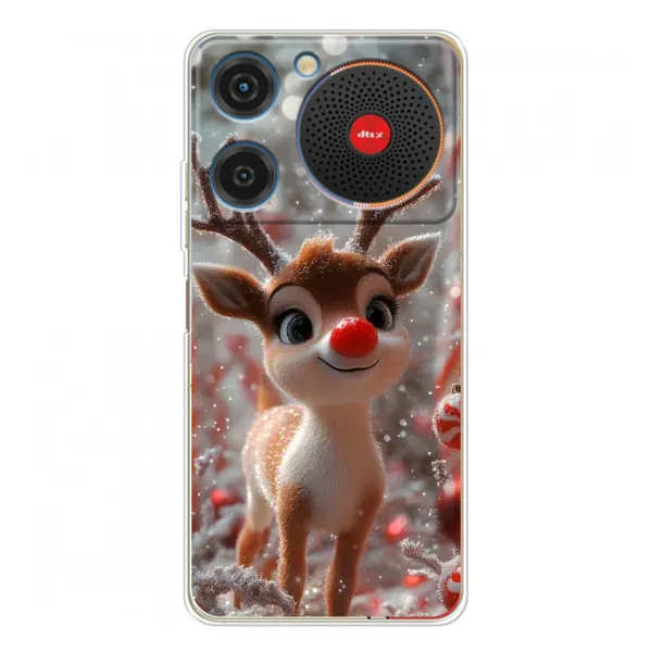 Чохол з принтом «Олень з носом» для ZTE Nubia Music Чохол з принтом «Олень з носом» для ZTE Nubia Music