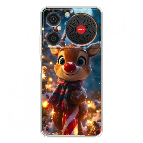 Чохол з принтом «Олень з шарфом» для ZTE Nubia Music Чохол з принтом «Олень з шарфом» для ZTE Nubia Music