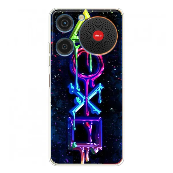 Чехол с принтом «Pleystation лого» для ZTE Nubia Music