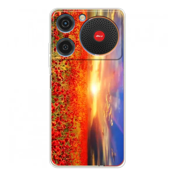 Чехол с принтом «Поле тюльпанов» для ZTE Nubia Music