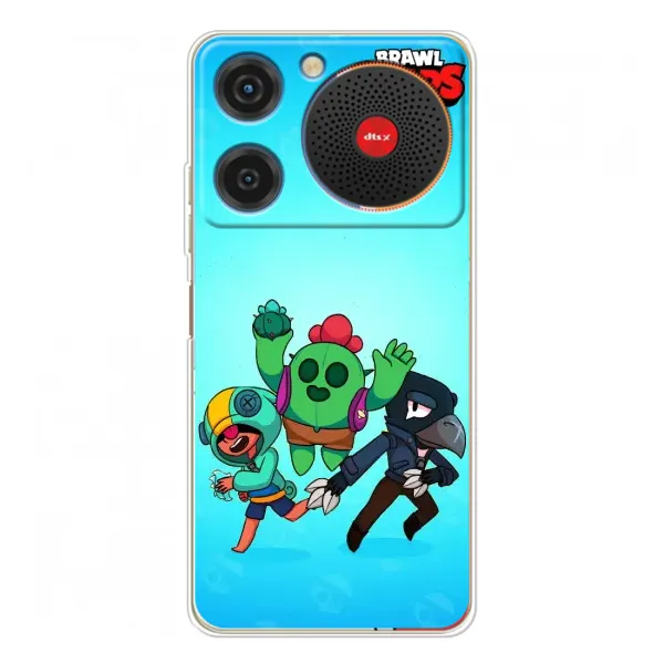 Чехол с принтом «Трио героев» для ZTE Nubia Music