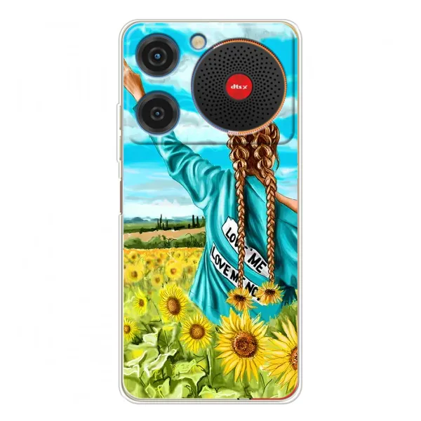 Чехол с принтом «Украиночка» для ZTE Nubia Music