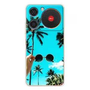 Силиконовый чехол с КАРТИНКАМИ лето для ZTE Nubia Music (AlphaPrint) (Взгляд лето)