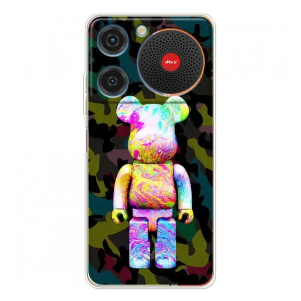 Чехол с принтом «Яркий Bearbrick» для ZTE Nubia Music