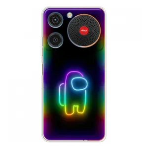 Чехол Амонг Ас для ZTE Nubia Music (AlphaPrint) (Яркий скин)