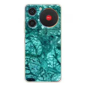 Мраморный чехол на ZTE Nubia Music (VPrint) (Зеленый мрамор)