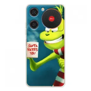 Рождественские Чехлы для ZTE Nubia Music (VPrint) (Зеленый Гринч)