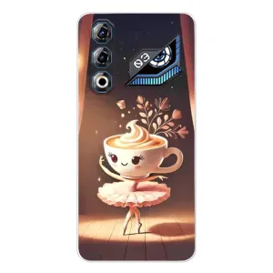 Чехол с мемом Тралалело тралала на ZTE Nubia Neo 3 GT (Балерина капучина)