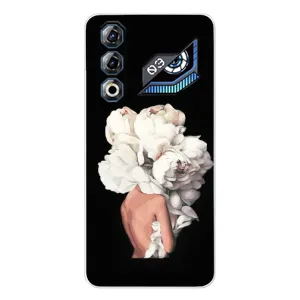 Чехлы (ART) Цветы на ZTE Nubia Neo 3 GT (VPrint) (Білі квіти)