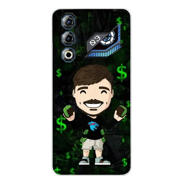 Чехол с принтом «Блогер Beast» для ZTE Nubia Neo 3 GT