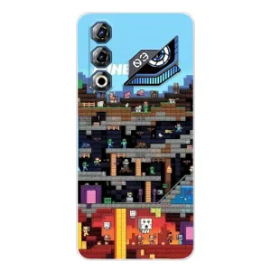 Чехол Майнкрафт на ZTE Nubia Neo 3 GT (AlphaPrint) Minecraft (фон Minecraft)