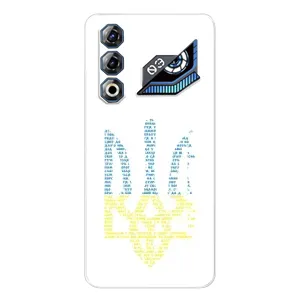 Чехлы для ZTE Nubia Neo 3 GT Укр. Символика (AlphaPrint) (Герб из букв)