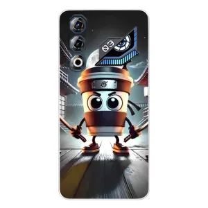 Чехол с мемом Тралалело тралала на ZTE Nubia Neo 3 GT (Капучино асасино)
