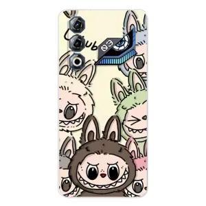 Чехол с Лабубу на ZTE Nubia Neo 3 GT (Золотая обезьяна Bored Ape)