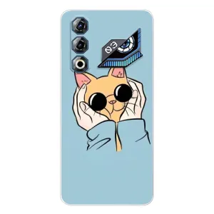 Чехол с принтом «Котик в очках» для ZTE Nubia Neo 3 GT