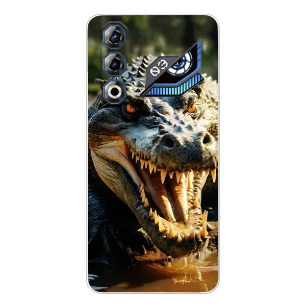 Чехол с принтом «Опасный крокодил» для ZTE Nubia Neo 3 GT