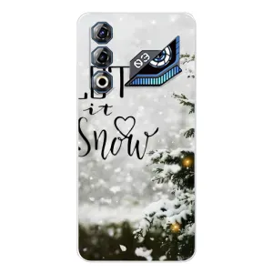 Новогодние, Праздничные Чехлы для ZTE Nubia Neo 3 GT - 2024 год (Let it snow)