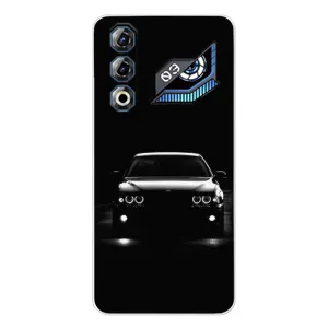 Чехол для ЗТЕ Нубия Нео 3 ГТ - с принтом БМВ (AlphaPrint) (Машина BMW)