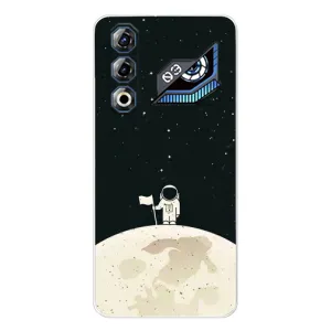 Космические Чехлы для ЗТЕ Нубия Нео 3 ГТ (VPrint) (На луне)