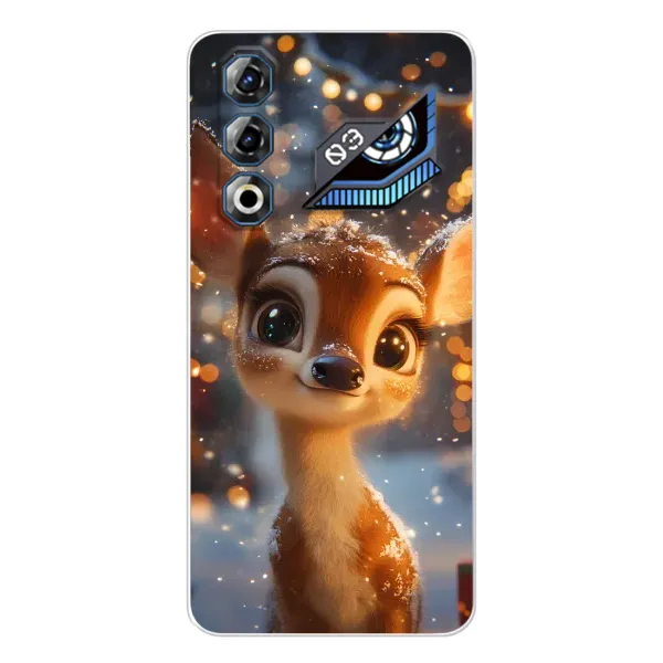 Чехол с принтом «Олененок среди гирлянд» для ZTE Nubia Neo 3 GT