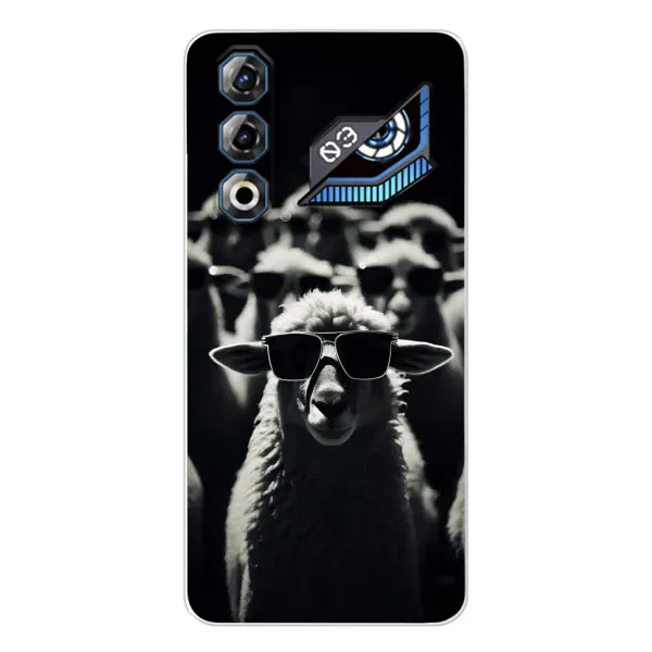 Чехол с принтом «Овечка в очках» для ZTE Nubia Neo 3 GT