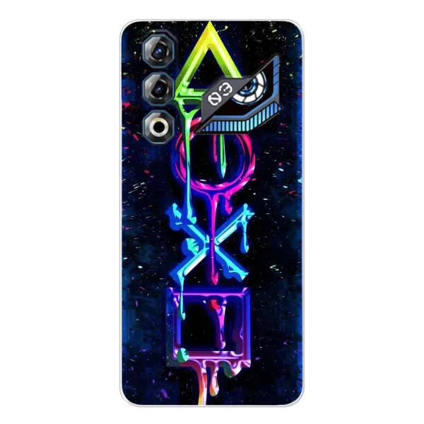 Чехол с принтом «Pleystation лого» для ZTE Nubia Neo 3 GT