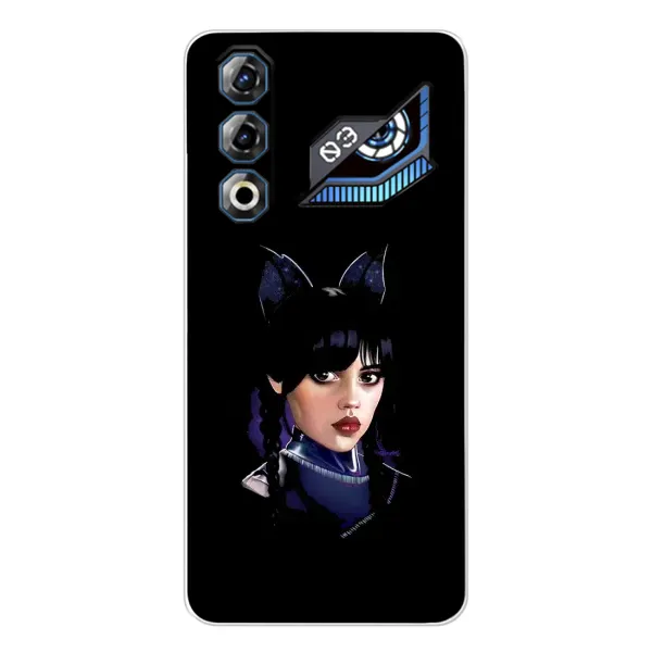 Чехол с принтом «серьезная Уэнздей» для ZTE Nubia Neo 3 GT