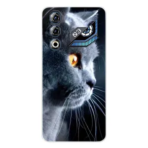 Чехлы с Котиками для ZTE Nubia Neo 3 GT (VPrint) (Серый Кот)