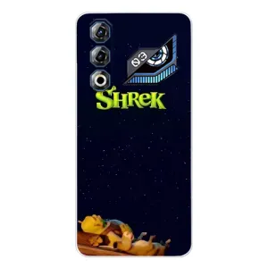 Чехол с мультфильмом Шрек на ZTE Nubia Neo 3 GT (Отдыхающий Шрек)