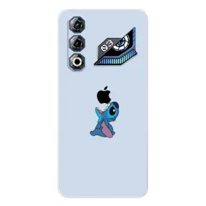 Чохол з принтом Стіч на ZTE Nubia Neo 3 GT (Stitch apple)