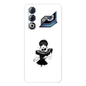 Чехлы Венсдей на ZTE Nubia Neo 3 GT Уэнсдей (AlphaPrint) (танец Уэнздей)