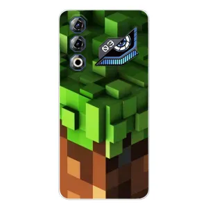 Чехол Майнкрафт на ZTE Nubia Neo 3 GT (AlphaPrint) Minecraft (текстура Майнкрафт)
