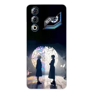 Чехлы Венсдей на ZTE Nubia Neo 3 GT Уэнсдей (AlphaPrint) (Уэнздей и Инид)