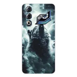 Чехол с картинкой «Хищники» для ZTE Nubia Neo 3 GT (Волк в облаках)