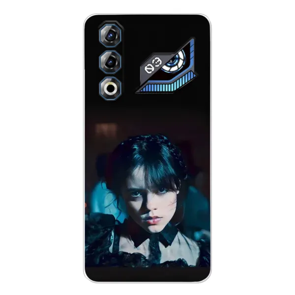 Чехол с принтом «взгляд Уэнздей» для ZTE Nubia Neo 3 GT