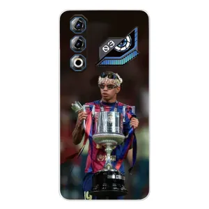 Чехол с футболистом Ламин Ямаль ZTE Nubia Neo 3 GT (Ямаль с кубком)