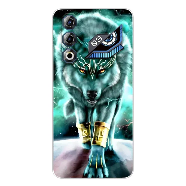 Чехол с принтом «Яркий волк» для ZTE Nubia Neo 3 GT