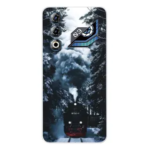 Новогодние, Праздничные Чехлы для ZTE Nubia Neo 3 GT - 2024 год (Зимний поезд)