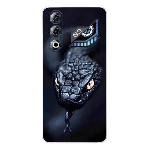 Чехол с принтом «Черная змея» для ZTE Nubia Neo 3 GT