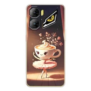 Чехол с мемом Тралалело тралала на ZTE Nubia Neo 3 (Балерина капучина)