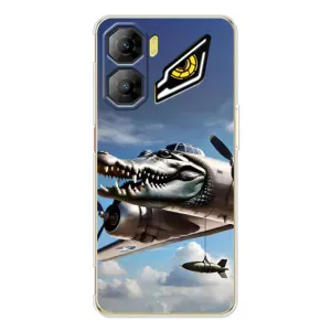 Чехол с мемом Тралалело тралала на ZTE Nubia Neo 3 (Бомбардиро крокодило)