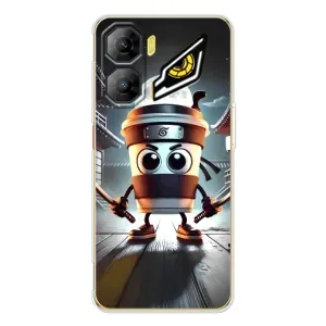Чехол с мемом Тралалело тралала на ZTE Nubia Neo 3 (Капучино асасино)